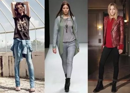 Jeans Skinny (75 fotos): o que é, os modelos femininos, co que usan zapatos, cales son as diferenzas para o delgado de Slim 1100_63