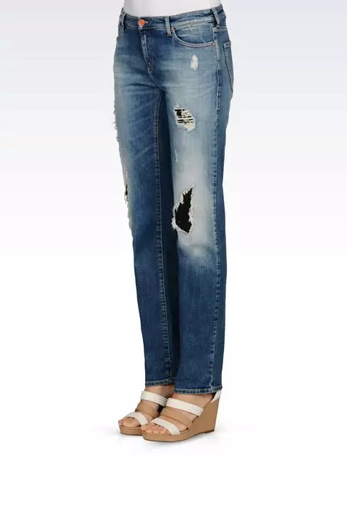 Армани джинсы (51 сурет): әйелдер модельдері, Армани джинсы 1104_22