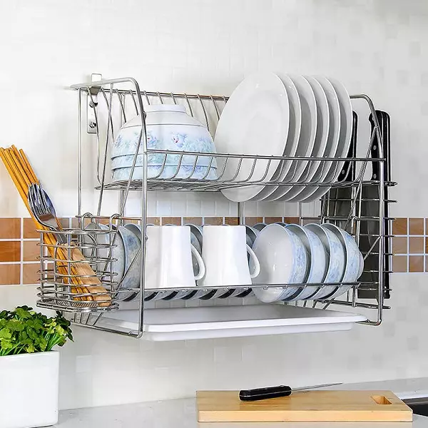 Dimensions of dryers for dishes in the cabinet: embedded dryers with a size of 40-50 cm and 60-80 cm, other models 11056_12