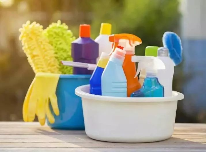 Sredstva za čišćenje: Najbolji deterdženti za apartmane i kuće, moderno dezinfekciju obiteljske perilice rublja, Exservations i Univerzal 11066_2