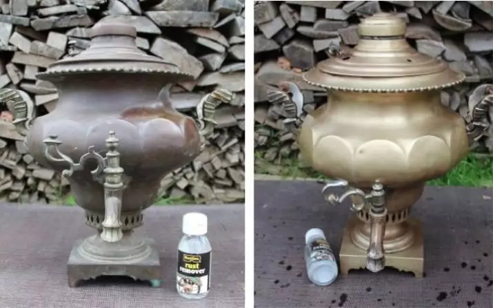 Si të pastroni bronzi në shtëpi? 16 foto Çfarë për të pastruar bronzi Samovar dhe produkte të tjera për të ndriçuar nga oksidi jashtë 11138_3