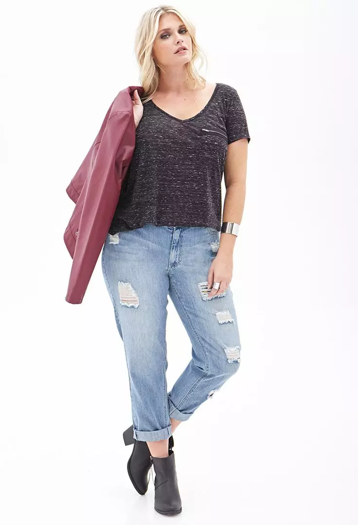 Seluar jeans untuk tarian penuh dan perempuan (64 gambar): meregangkan, untuk pinggul penuh, trend fesyen saiz besar 1113_50