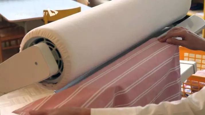 Rollers ironing: pilih roller pangatusan omah lan penggulung saka linen ironing ing omah 11181_8