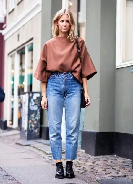 Ženske Jeans-American (36 fotografij): Kaj nosijo, modni trendi 2021 1119_11