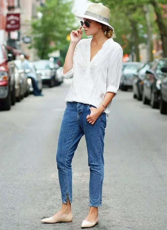 အမျိုးသမီးများ Jeans-American (36 နာရီ) - အဘယျသို့ဝတ်ဆင်, ဖက်ရှင်ခေတ်ရေစီးကြောင်း 2021 1119_20