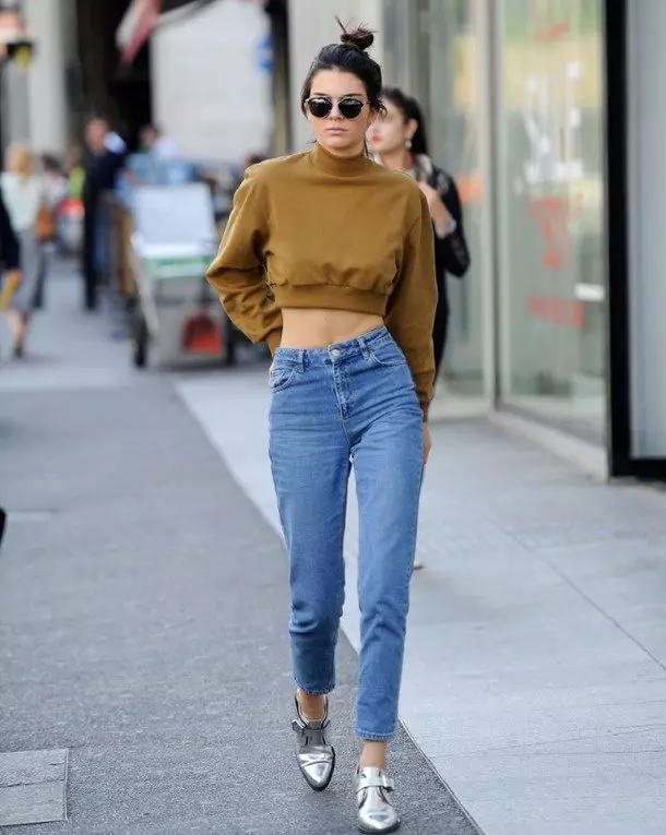 Ženske Jeans-American (36 fotografij): Kaj nosijo, modni trendi 2021 1119_24