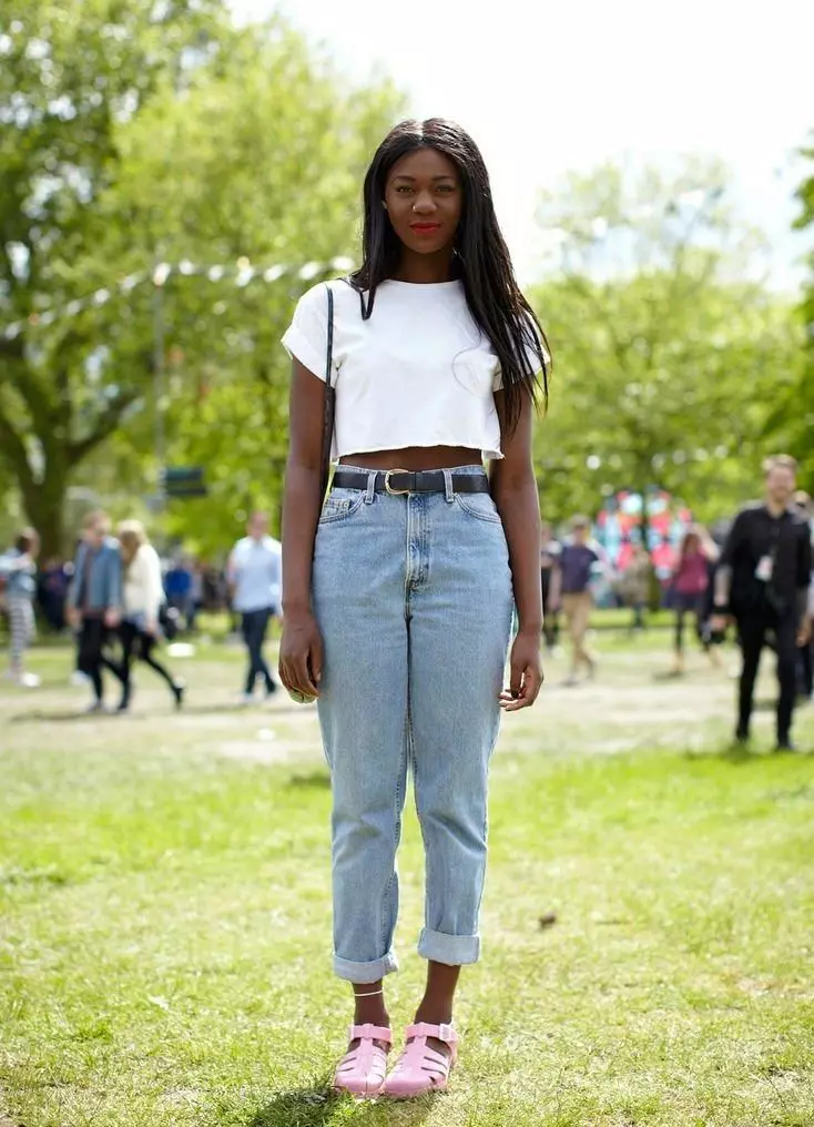 Vroue se jeans-Amerikaanse (36 foto's): wat dra, modeneigings 2021 1119_25