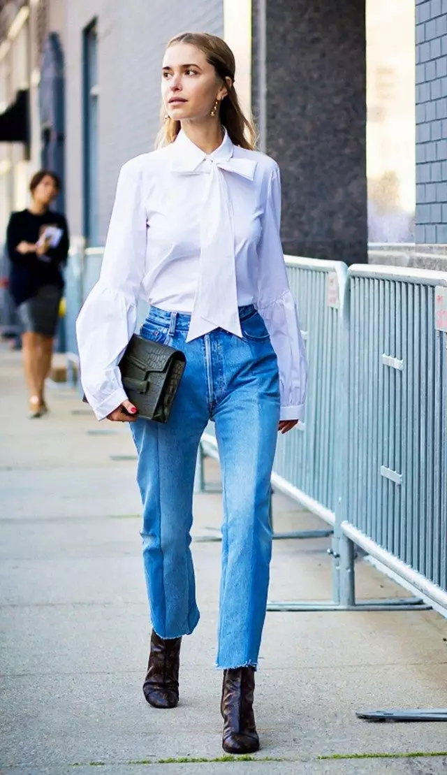 Jeans-American-Amerika (36 Foto): Apa sing nganggo, Tren Fesyen 2021 1119_3