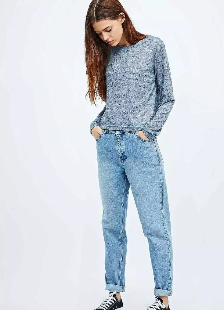 Women's Jeans-American (36 larawan): Ano ang suot, Fashion Trends 2021 1119_35