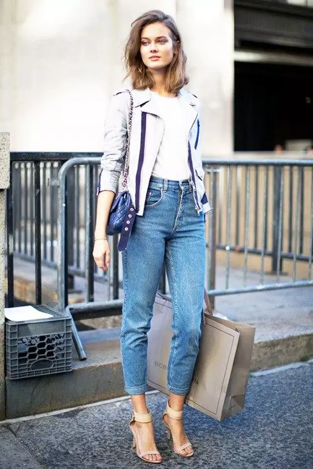 Dámske Jeans-American (36 fotiek): Čo nosenie, módne trendy 2021 1119_5