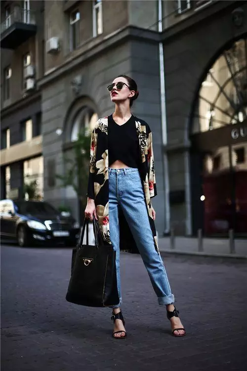 Ženske Jeans-American (36 fotografij): Kaj nosijo, modni trendi 2021 1119_6
