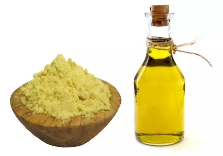 Blanqueamento de liño con aceite de xirasol na casa: receitas con po e manteiga para blanquear toallas de cociña 11243_8