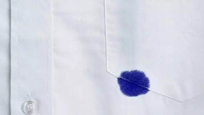 Hogyan kell mosni a fogantyút fehér ruhával? 24 Fotó Mit kell eltávolítani az ing golyós paszta vagy tinta otthon 11290_12