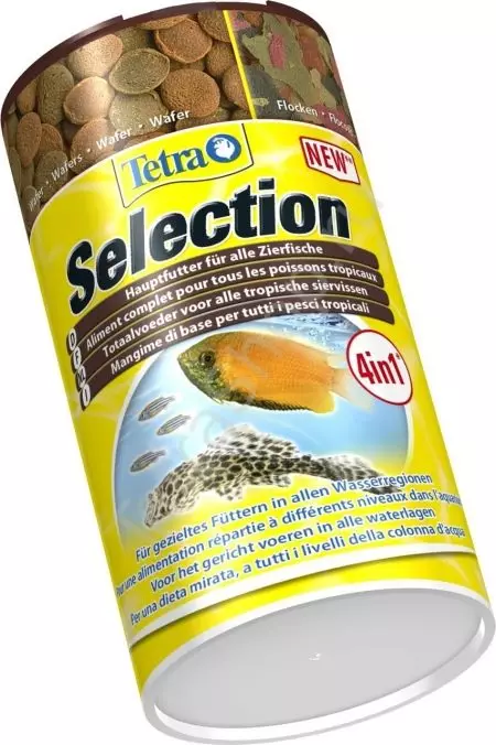 Alimentar Tetra: cíclids de peixos i peix gat, tortuga i el disc de Corydoras cereals i altres espècies de peixos d'aquari Descripció 11333_14