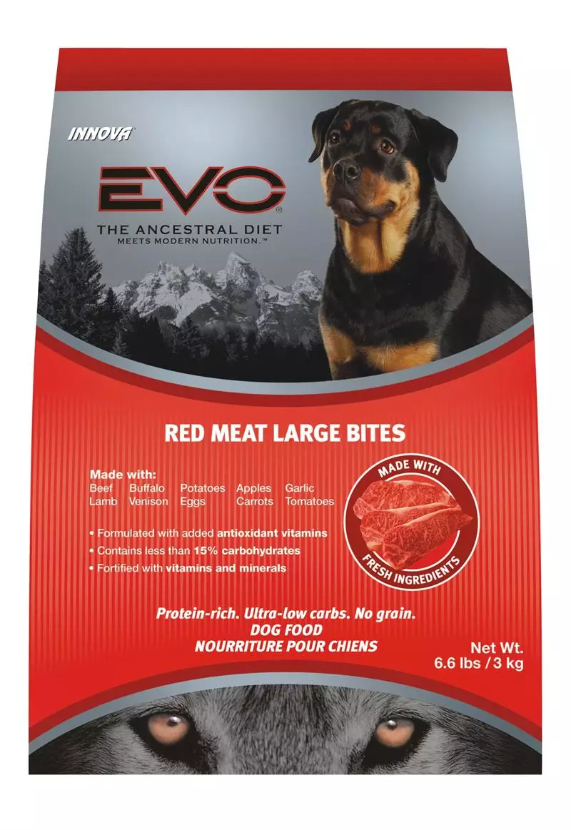 Adva Evo feed: pikeun ucing sareng anjing, eyes garing sareng baseuh, najis sareng kontra, ulasan 11335_12