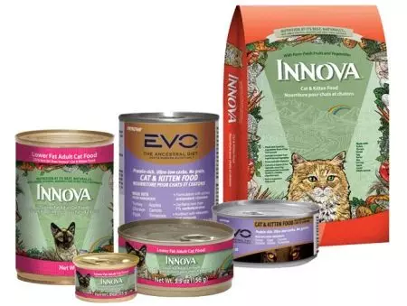 INNOVAL EVO FEED: za mačke i pse, suhi i vlažni feed, pluses i kontra, recenzije 11335_2