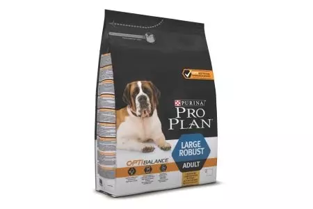 Purina Pro Chirongwa cheBoka Dzekubereka hombe: Vana uye imbwa dzakura negwayana uye salmon, chikafu chakaoma 18 kg uye zvimwe zvigadzirwa, kuumbwa uye zuva nezuva chiyero 11339_6