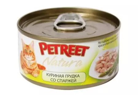 Petreet Cat Feed: Visión xeral de alimentación mollada, Descrición xeral. Comentarios 11359_7