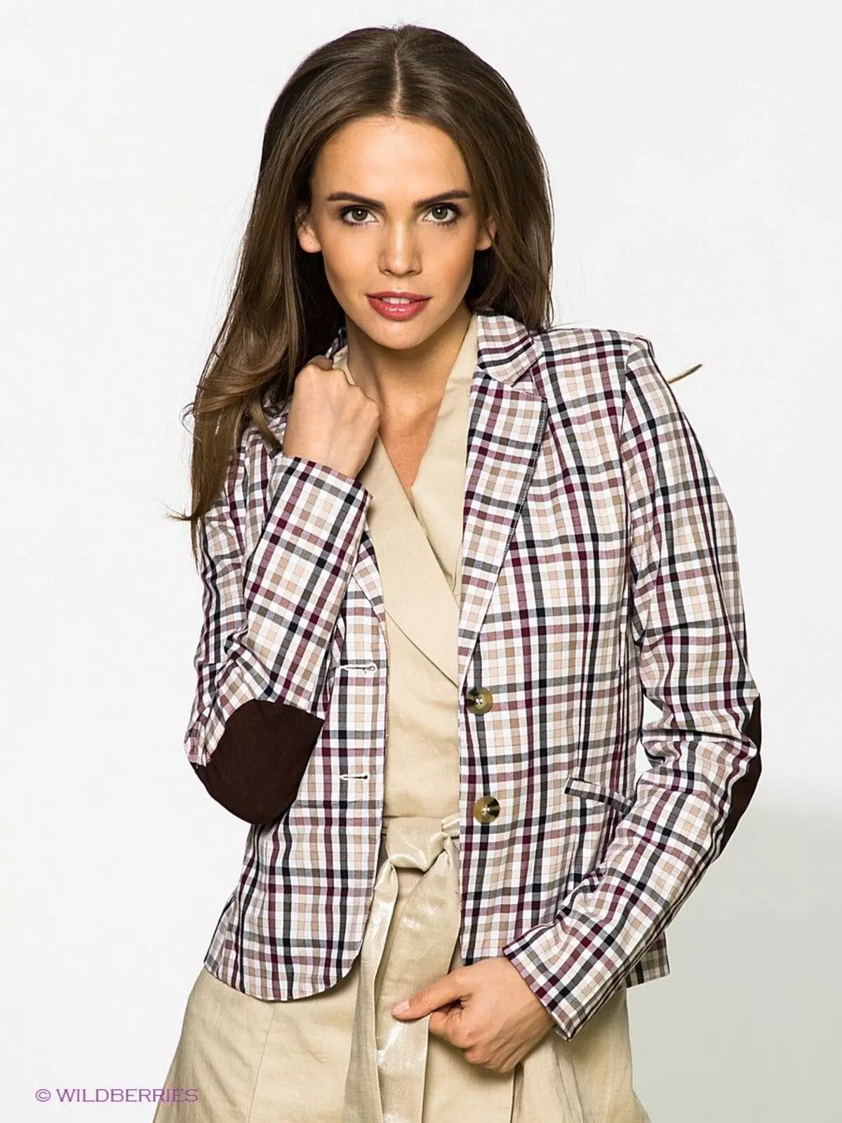 Checkered Jassen (50 foto's): Wat om in froulike jas te dragen yn in koai 1139_31
