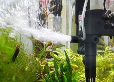 Pompa untuk akuarium (30 foto): eksternal dan mengangkat pompa air akuarium, filter pompa dan pompa aliran. Untuk apa yang mereka butuhkan? Bagaimana cara meng-install? 11473_6