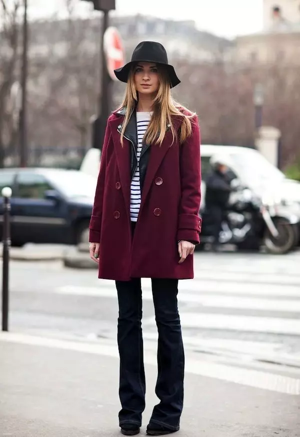 Burgundy Jacket (34 photos): Seo u lokelang ho se apara 1151_26