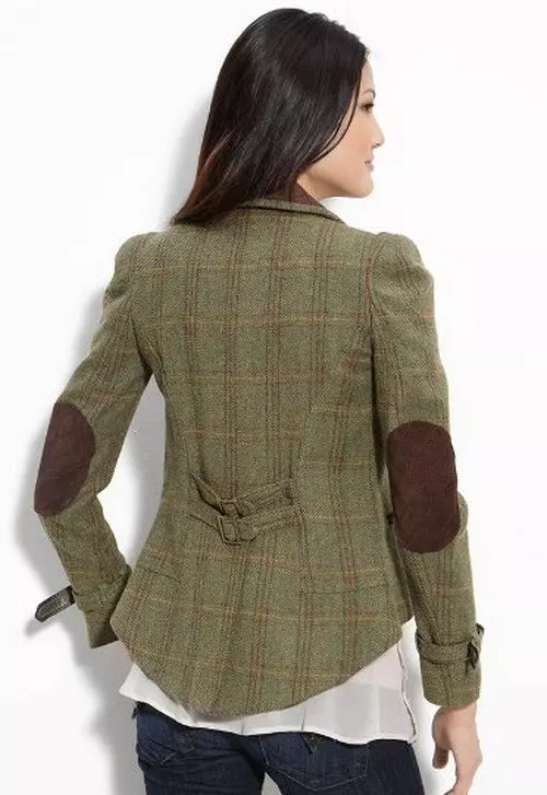 Klassisk kvinnlig jacka (47 bilder av jackorna klassiker]): Vad man ska bära 1156_21