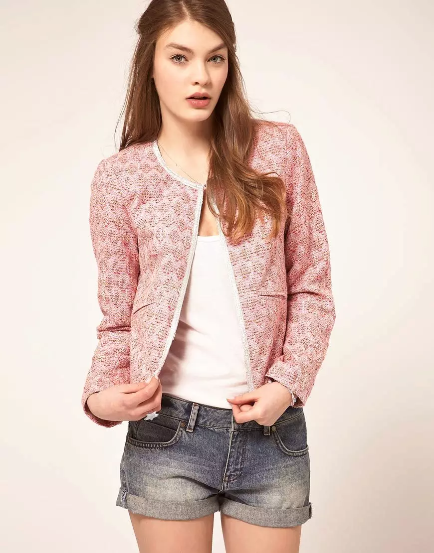 ピンクのジャケット（70写真）：女性を着用して組み合わせる 1163_4