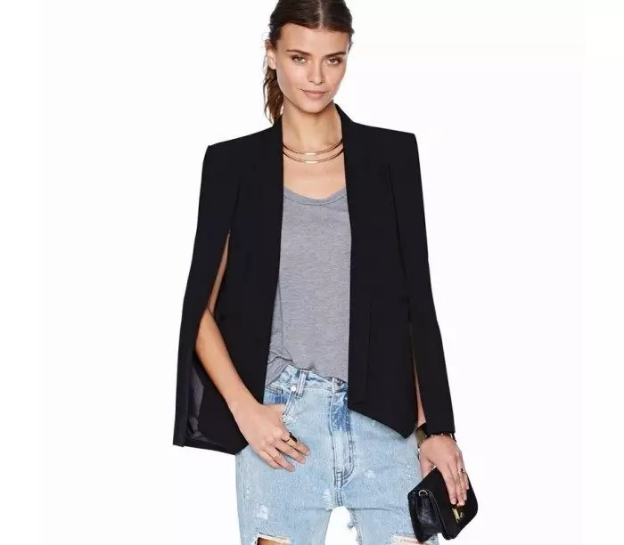 Summerәйге хатын-кызлар куртка (79 фото): Мода тенденцияләре 2021, яктылык, кыска җиң 1165_32