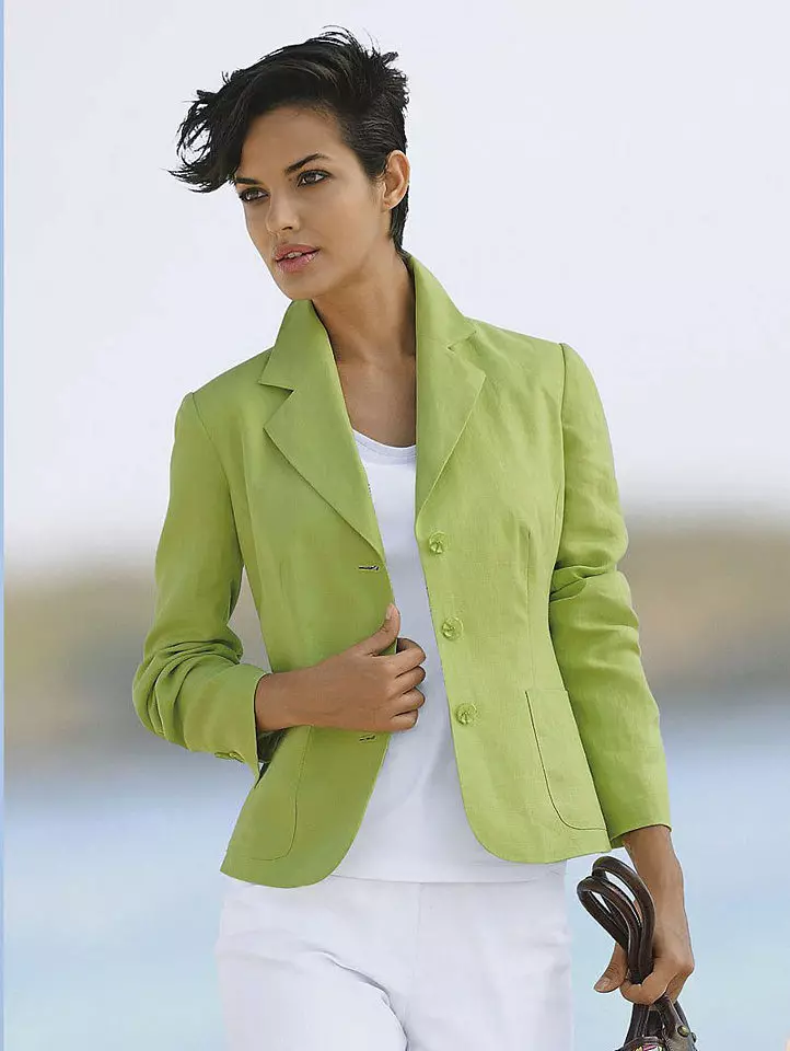 Lato żeńska kurtka (79 zdjęć): Trendy mody 2021, światło, krótkie rękawy 1165_69