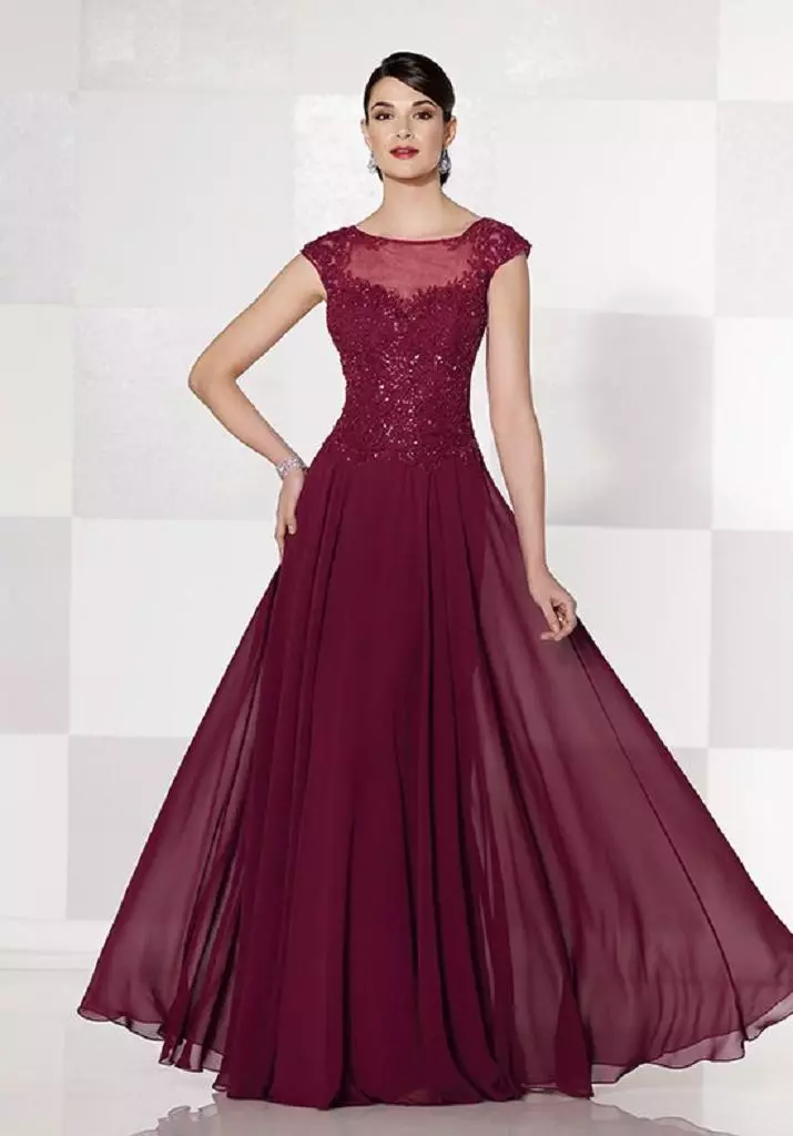 Lilac Taffeta Dress.