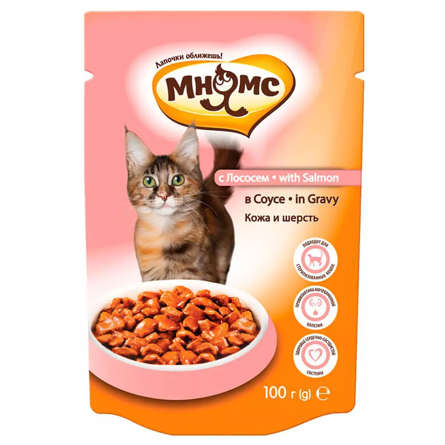 Mokro hranjenje za premium mačke: ocjena najboljeg tekućeg hrane za mačiće, dobru mekanu mažu hranu 11830_26