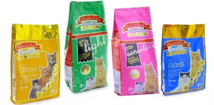 Super Premium Cat Feed: Hodnotenie najlepších výrobcov, Zoznam a prehľad Najviac Elite Farge Brands pre mačky, vlastníctvo Recenzie 11837_14