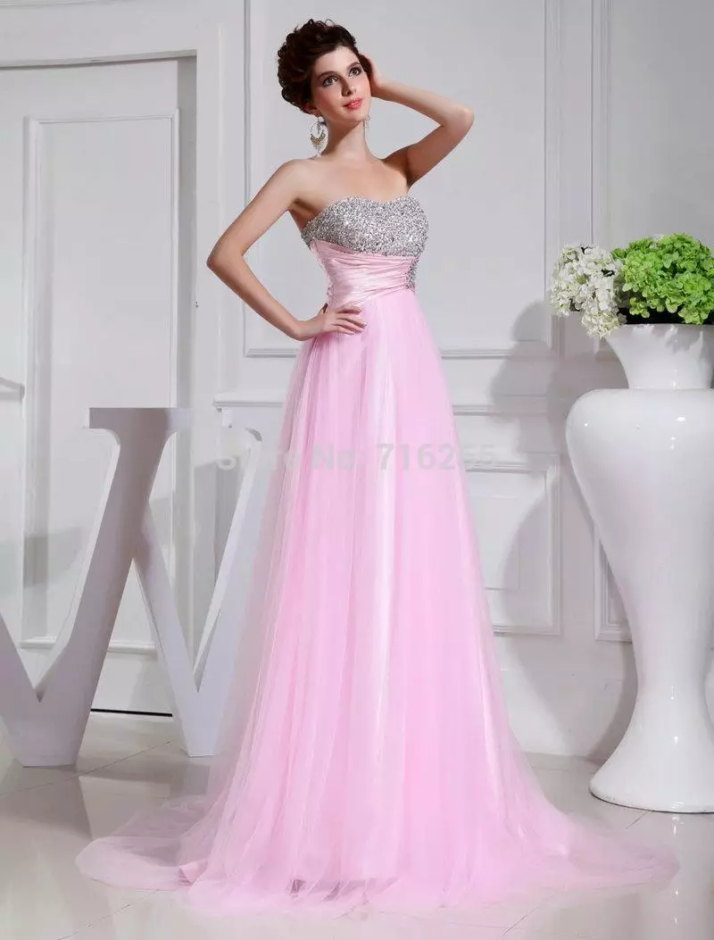 핑크 웨딩 드레스