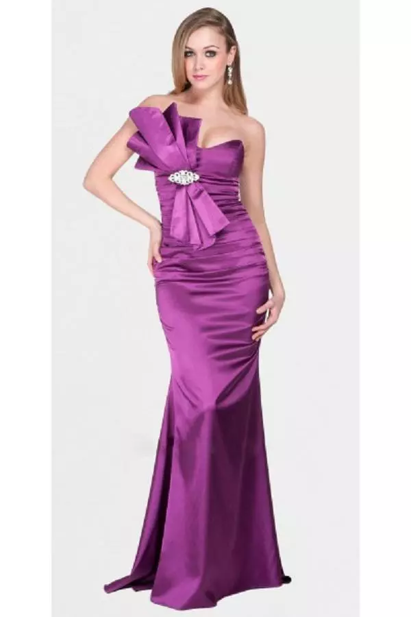 Satina Lilac Dress.