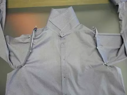 改變女性的女性襯衫（52張）：碩士課作為一件男性襯衫用自己的手製作女性 1223_11
