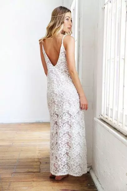 Sundress blanca con encaje (57 fotos): Qué usar 1271_8