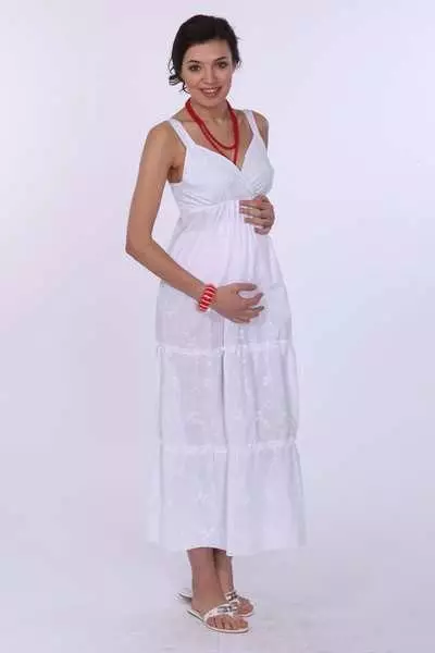 Sundarji za nosečnice (100 fotografij): lepi modeli 2021, dolg v tleh, stile 1282_47