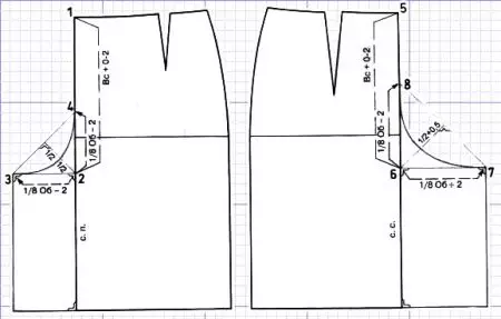 Patró de pantalons de faldilla (45 fotos): Culota per a dones completes, model de classe magistral amb olor i amb plecs per a principiants 1290_14