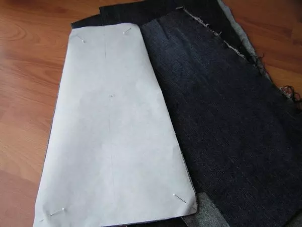 ສິ້ນຈາກ jeans ເກົ່າເຮັດມັນດ້ວຍຕົນເອງ: ຮູບແບບ, ວິທີການ sew ໄດ້ 1295_14