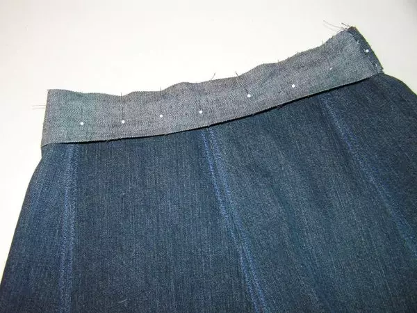 Sukně ze starých džíny udělat sami: vzory, jak šít 1295_18