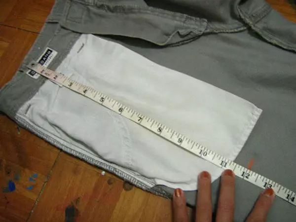 Nederdel fra gamle jeans gør det selv: mønstre, hvordan man skal sy 1295_7