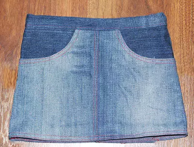 Cum de a coase o fustă de denim pentru fata cu mâinile lor, modele, din blugi vechi, cu ce să poarte 1301_32