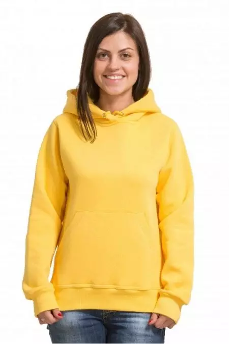 Hoody (160 foto): Hoodies sweater wanita, dari adidas, nike, navi, hoody dress, snowboard, dengan bulu, dengan logo, hoodie, dari reebok 1310_111