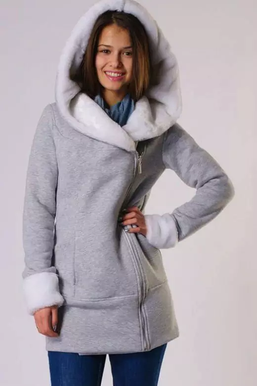 Hoody (160 Fotos): Frauen-Pullover-Hoodies, aus Adidas, Nike, Navi, Hoody-Kleid, Snowboard, mit Fell, mit Logo, Hoodie, von Reebok 1310_114
