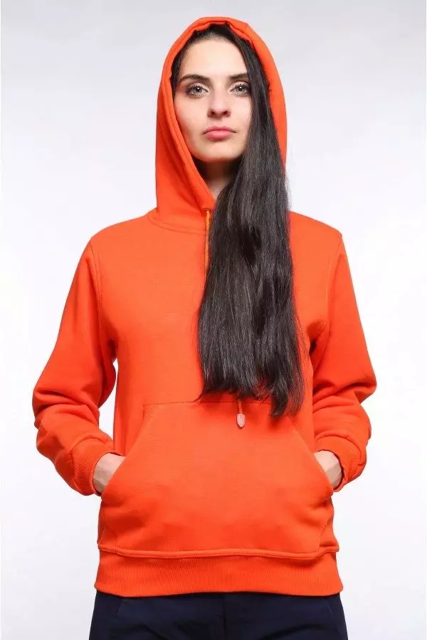Hoody (160 nuotraukų): moterų džemperis-hoodies, nuo Adidas, Nike, Navi, gaubto suknelė, snieglenčių, su kailiu, su logotipu, Hoodie, nuo Reebok 1310_122