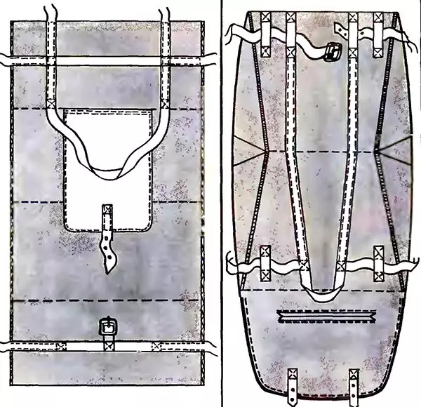 วิธีการเย็บกระเป๋าช้อปปิ้งด้วยรูปแบบมือของคุณเอง (42 รูป): ถุง Shopper จากผ้ารูปแบบสำหรับรถเข็นตลับหมึก 13248_34