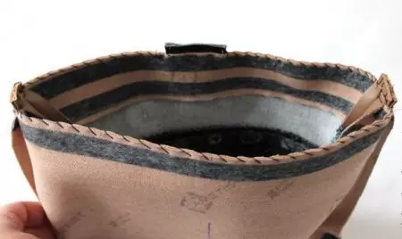 Läderväska med egna händer (164 foton): Mönster, hur man syr från läder och läder, masterklass från bitar, decoupage Women's Bag 13259_96