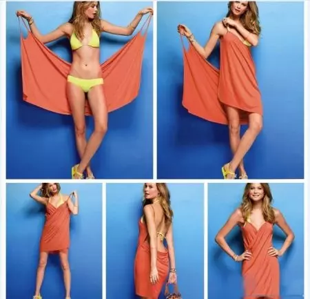 Sarafan Patterns (146 foto's): Hoe de zomer snel naaien en doe het gewoon zelf, met een taille op de schouders en in de stijl van Boho, voor zwangere vrouwen 13262_3