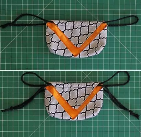 Bag med egne hender (170 bilder): Hvordan sy og lage mønstre trinnvis på beltet, med en Fermo'om, filt, tekstil, fra plastflasker 13264_38