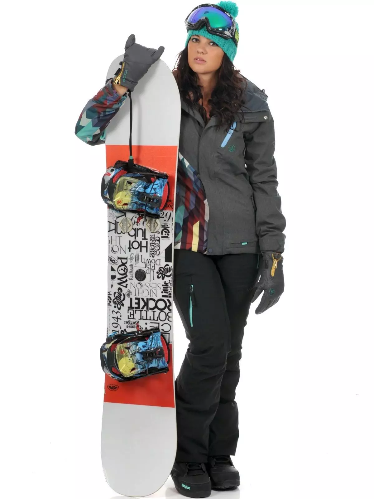 Jumpsuit snowboard (64 grianghraf): rabhlaeir baineann agus déagóirí le haghaidh snowboarding, ó Tigon, Roxy, Eagrú Pictiúr, AerBlater 13283_12